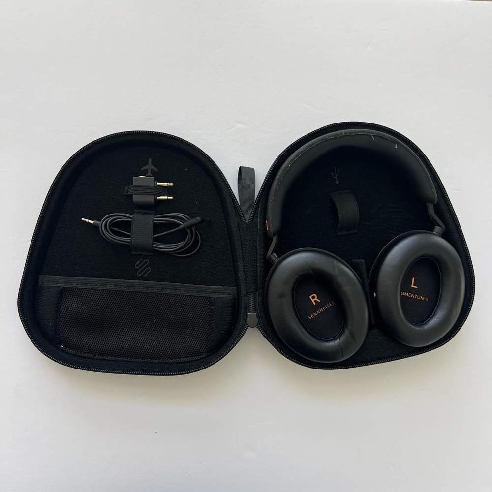Sennheiser Momentum 4 Wireless Headphones  – SPECIAL EDITION Black Color & Case